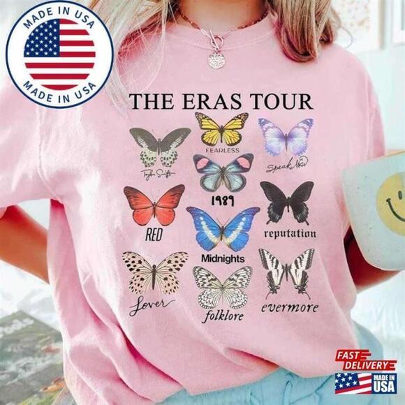 Michelle
L Other - Eras Tour Butterfly Inspired Graphic Unisex T-Shirt